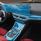 NovStrap Bmw 320i G20 Lci 2023-2024 İle Uyumlu Trim Ekran Koruyucu Film Şeffaf Araç İçi Ppf Kaplama