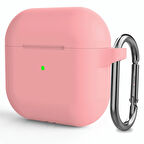 NovStrap Kulaklık Kılıfı Apple AirPods 4. Nesil İle Uyumlu Kılıf Toz Tıpalı Yumuşak Liquid Silikon