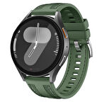NovStrap Samsung Galaxy Watch 7 Fe 4 5 6 Classic 40 42 43 44 45 46 47 Mm ile Uyumlu Kordon 20mm Hybrid Dikişli
