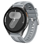 NovStrap Samsung Galaxy Watch 7 Fe 4 5 6 Classic 40 42 43 44 45 46 47 Mm ile Uyumlu Kordon 20mm Hybrid Dikişli