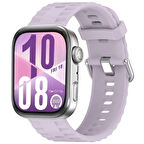 NovStrap Huawei Watch Fit 4 Pro/Fit 4/Fit 3 ile Uyumlu Kordon Tam Uyumlu Pimli Lansman Silikon Kayış