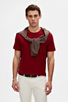 Ds Damat Comfort Bordo %100 Pamuk T-Shirt 6HC14ORT02005
