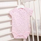 Tiffany Baby Jakarlı Flowering Theme Yarım Kol Bebek Body 57008