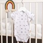 Tiffany Baby Jakarlı Driver Theme Yarım Kol Bebek Body 58008