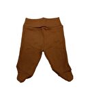 Tiffany Pantolon Patikli Raporlu Basic Theme Kahverengi