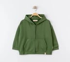 Tiffany Sweatshirt Kapüşonlu Oversize Theme Haki 4/5 yaş