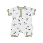 Tiffany Baby Work Machine Yarım Kol Kısa Bebek Tulumu 13026