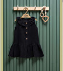 Tiffany Elbise Müslin Theme Siyah