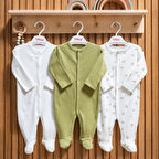 Tiffany Baby Green Plant Theme 3'lü Patikli Tulum 48040