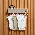 Tiffany Baby Farm Village Theme 3'lü Yarım Kol Body 51008