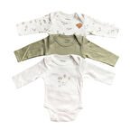 Tiffany Baby Farm Village Theme 3'lü Uzun Kol Body 51011