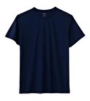 Regular Bisiklet Yaka Tshirt - Lacivert