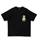 Nordic Hipster Oversize Tshirt - Siyah