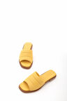 Tamer Tanca Kadın Vegan Sarı Günlük Terlik 231 02 BYN TRLK Y22 SARI