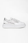 Valmenti Kadın Beyaz Gümüş Vegan Sneakers & Spor Ayakkabı 804 0208-21 BN AYK SK23/24