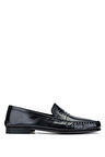Daniele Lepori Erkek Hakiki Deri Siyah Loafer Ayakkabı 1018 991 ERK AYK Y24 NERO
