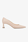 Valmenti Sergio Kadın Nude Hakiki Deri Topuklu Ayakkabı 613 27596 BN AYK Y24
