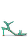 Tamer Tanca Kadın Vegan Yeşil Topuklu Sandalet 292 539-714 BN SNDLT Y24 YESIL CZG SML