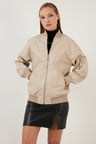 Lela Kadın Deri Mont 6230116