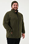Buratti Regular Fit Dik Yaka Fermuarlı Büyük Beden Polar Hırka Erkek HIRKA 5906028B