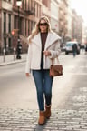 Lela kadın Mont 6839623