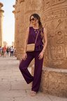 Lela Regular Fit Bağlama Detaylı Bisiklet Yaka Takım Bayan TAKIM 5866466 MÜRDÜM