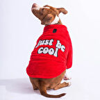 Pawstar Kırmızı Cool Sweet Orta-Büyük Irk Köpek Pofuduk Sweatshirt