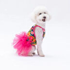 Pawstar Flowers Tütülü Kedi ve Küçük Irk Köpek Elbisesi