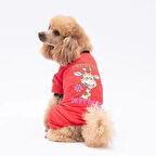 Pawstar Depresso Küçük Irk Köpek Penye Tulum Pijama