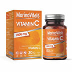 Morinovitals C Vitamini 1000 Mg 30 Vegan Kapsül | Glutensiz, Aromasız