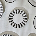 Karaca Damalı Porselen Pasta Tabağı 19 Cm