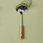 Karaca Woody Akasya Ağacı Saplı Paslanmaz Çelik Kevgir 34 cm