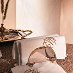 Karaca Home Karaca Cumhuriyet Yüzyılı Gmk Nakışlı Kumaş Peçete Seti 2'li