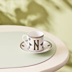 Karaca N Harfli Kahve Fincanı 80 ml