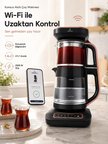 Karaca Otomatik Çay Demleyen Cam Elektrikli Çay Makinesi Çaycı Wi-Fi Kontrollü Su Isıtıcı Kettle