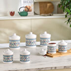 Karaca Beylerbeyi 7'li Silikonlu Kapak Baharat Takımı