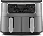 Karaca Air Pro Cook Duo Ev Yemeği XXXL 8 Litre Airfryer Cool Gray 8 Kişilik