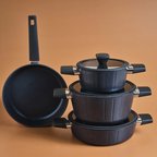 Karaca Biodiamond Regnum İndüksiyon Tabanlı 7 Parça Tencere ve Tava Seti