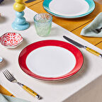 Karaca Jofy Servis Tabağı 27 Cm Kırmızı