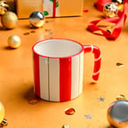 Karaca New Year Yılbaşı Candy Stripe Kupa 720 Ml