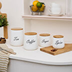 Karaca Helena Vakumlu Kapaklı 4'lü Baharat Takımı