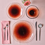 Karaca Dune Peach 18 Parça 6 Kişilik Yemek Takımı