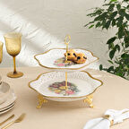 Karaca Home Karaca Crown Dekoratif Katlı Servislik 30 cm