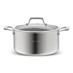 Karaca Plasma Steel 3Ply İndüksiyon Tabanlı Çelik Tencere 24 Cm