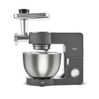 Karaca Multichef Ultra Kıyma Çekme/Sucuk-Sosis/İçli Köfte Aparatlı Hamur Yoğurma Makinesi Antrasit 2000W 8L