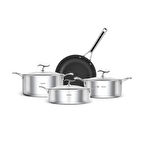 Karaca Plasma Steel 316+ 3Ply 7 Parça Tencere Seti