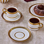 Karaca Royal Bone Charlotte 2 Kişilik Çay Fincan Takımı