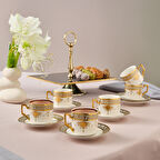 Karaca Tuğra 6 Kişilik Kahve Fincan Takımı 100 Ml 