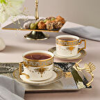 Karaca Tuğra 2 Kişilik Çay Fincan Takımı