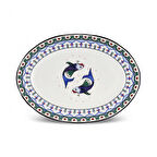 Karaca İznik Balık Kayık Tabak 25 cm
